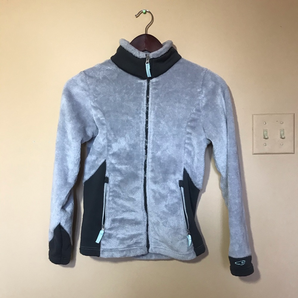 Champion Gray Fuzzy Jacket